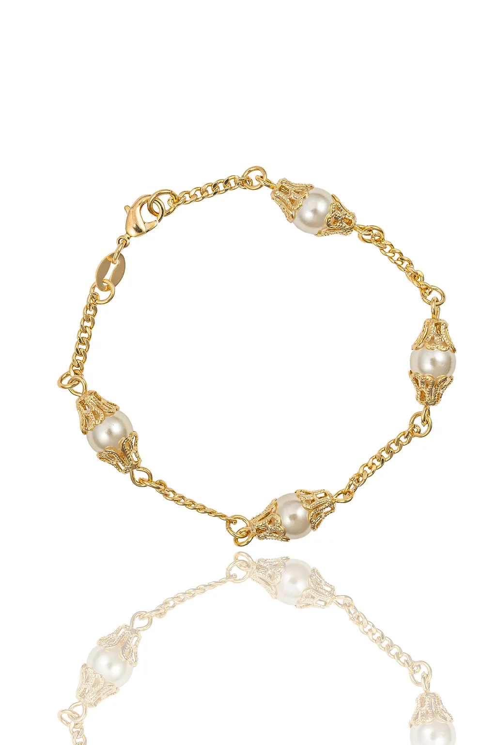 18K Gold Filled Royal Pearl Necklace (G1)