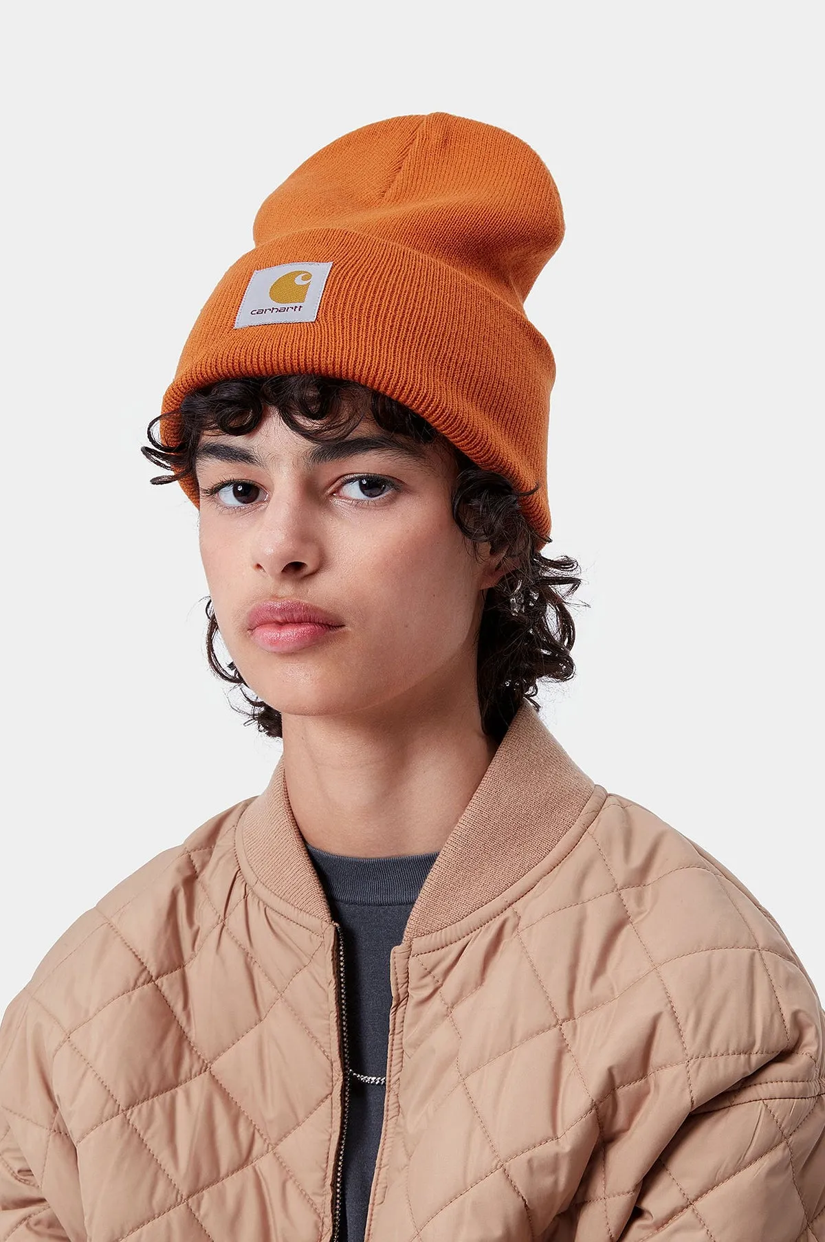 Acrylic Watch Hat Tumeric