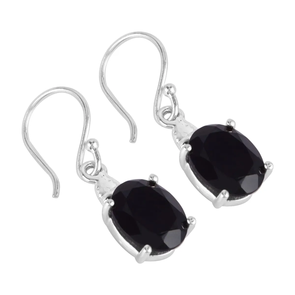 Black Onyx Earring, Sterling Silver Earring, Dangel Earring, Drop Earring, Black Onyx Gemstone Earring Gift For Women's