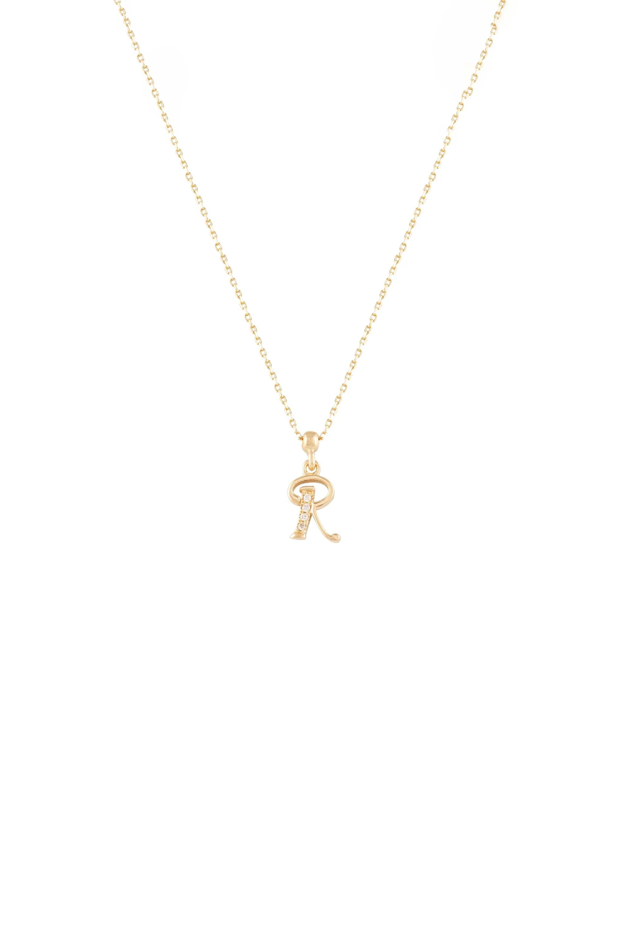 Calligraphy Pendant in Diamond