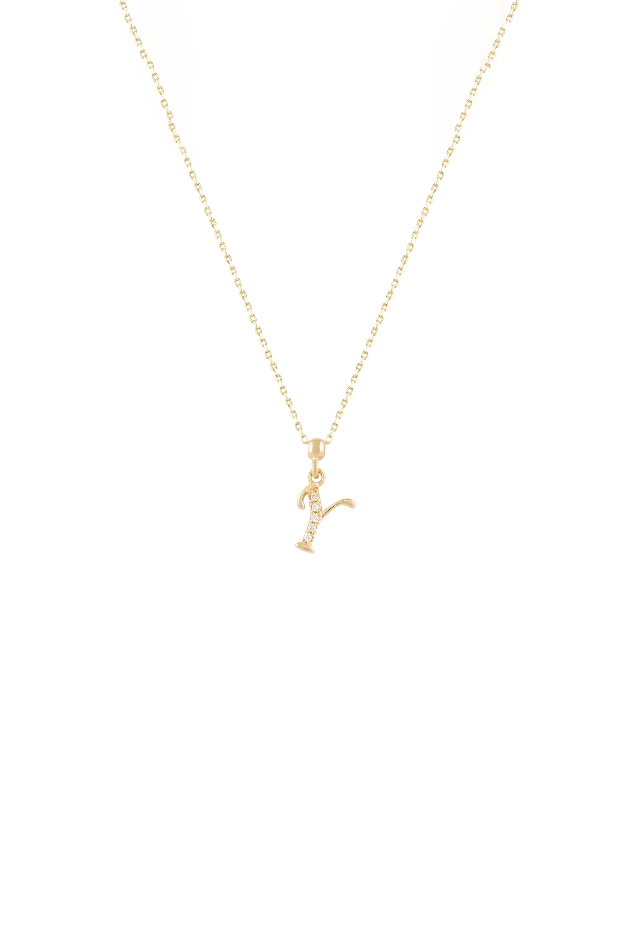 Calligraphy Pendant in Diamond