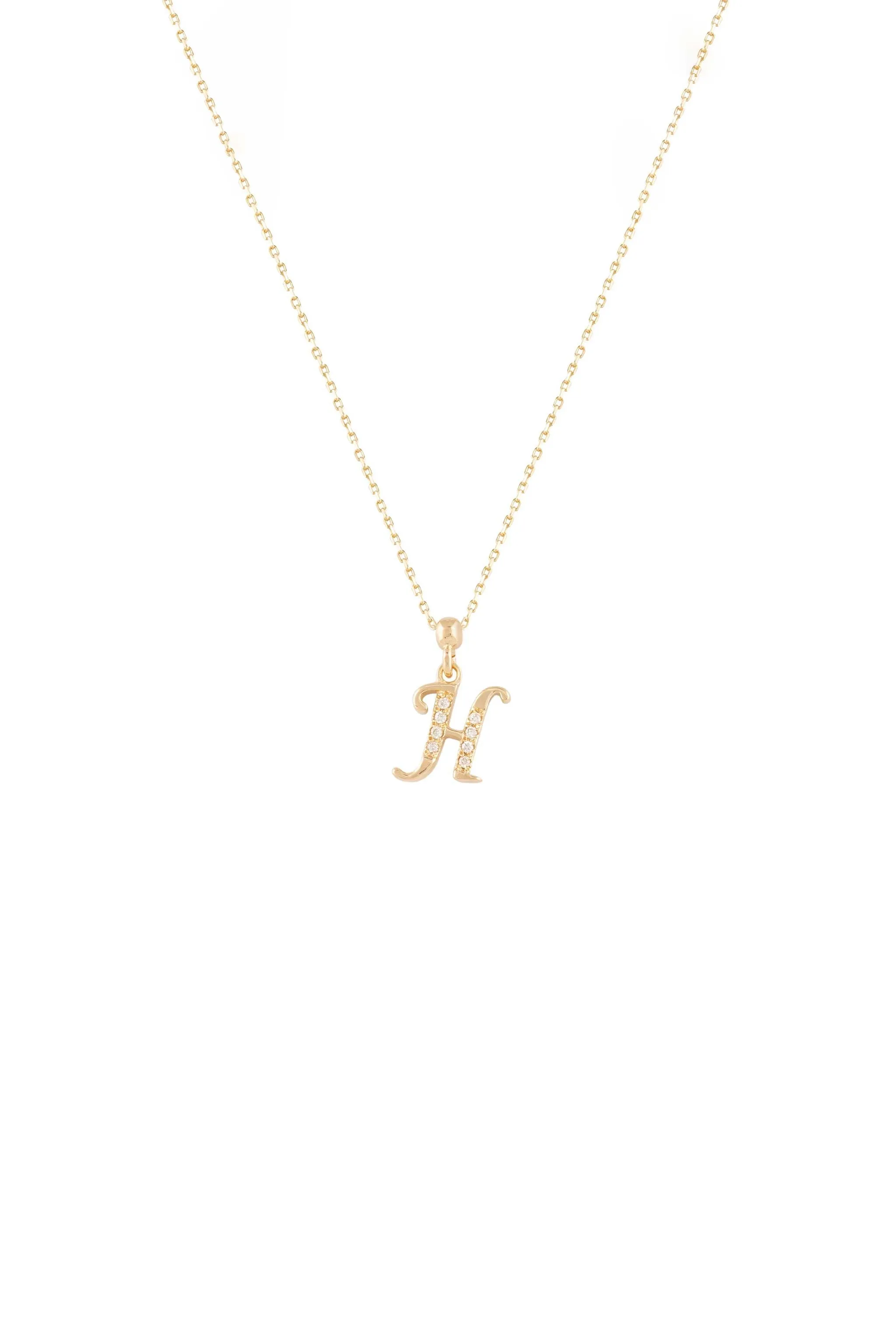 Calligraphy Pendant in Diamond