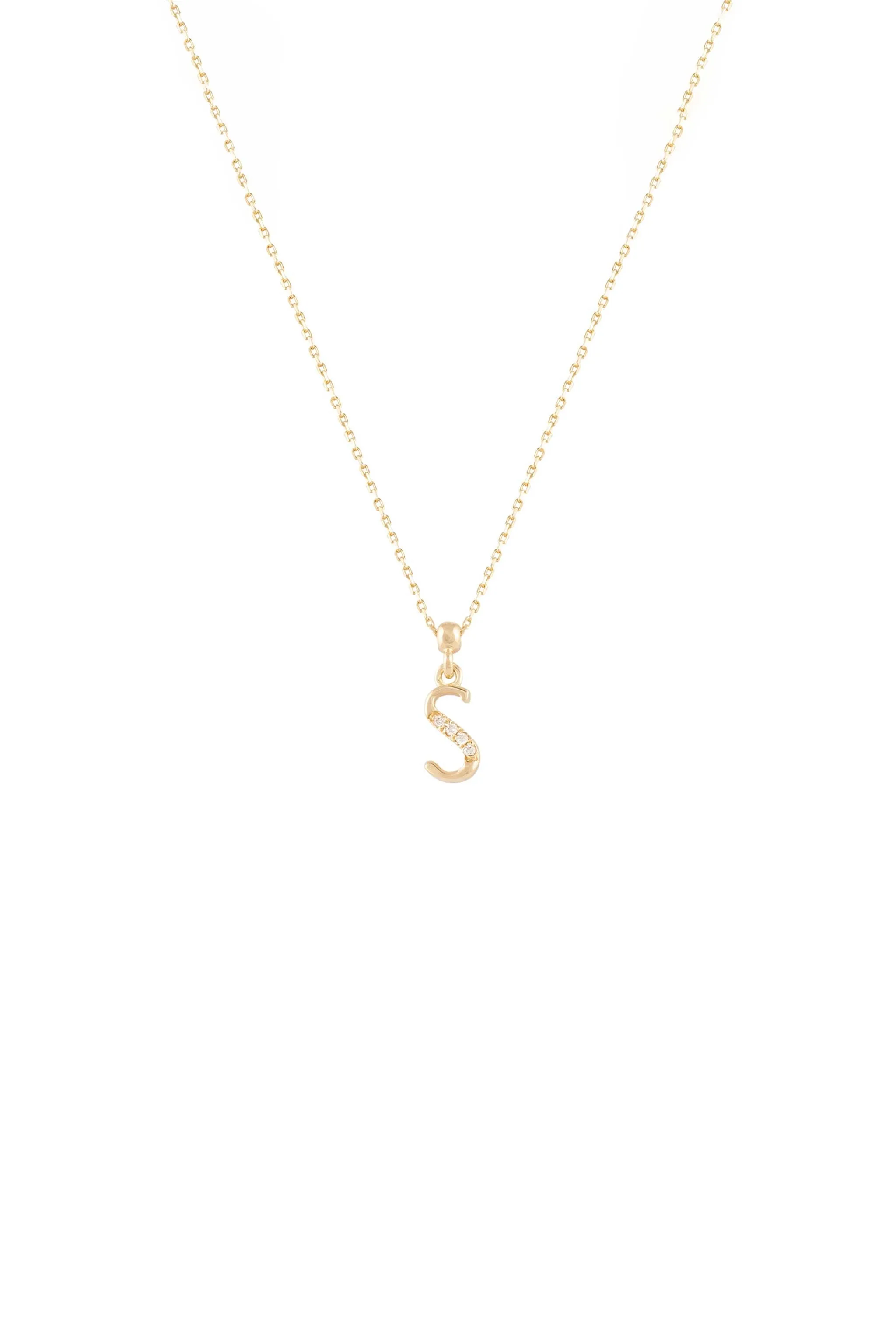 Calligraphy Pendant in Diamond