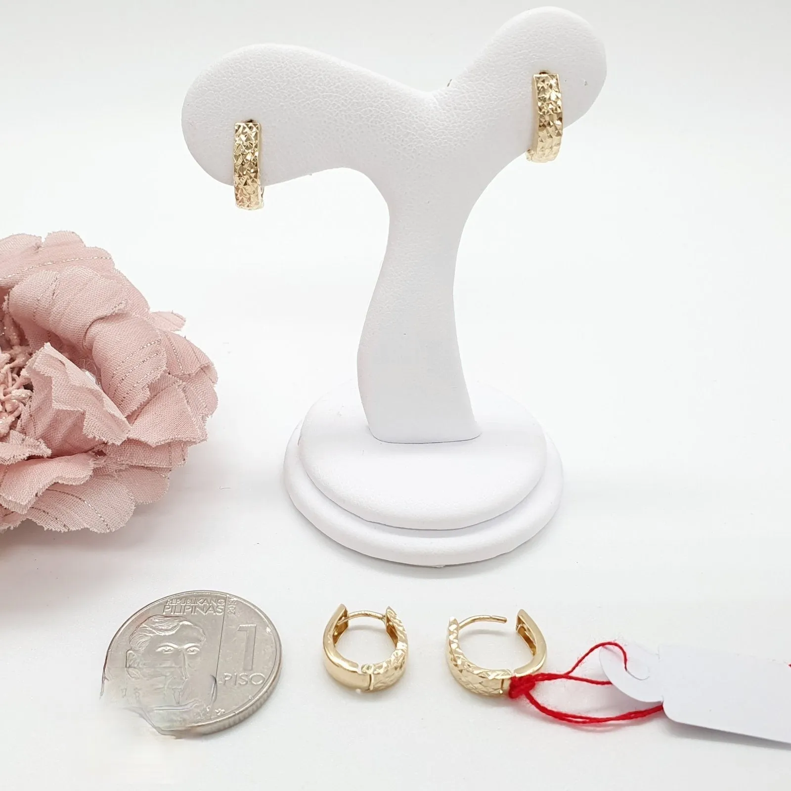 Diacut Clip Earrings 18K Gold