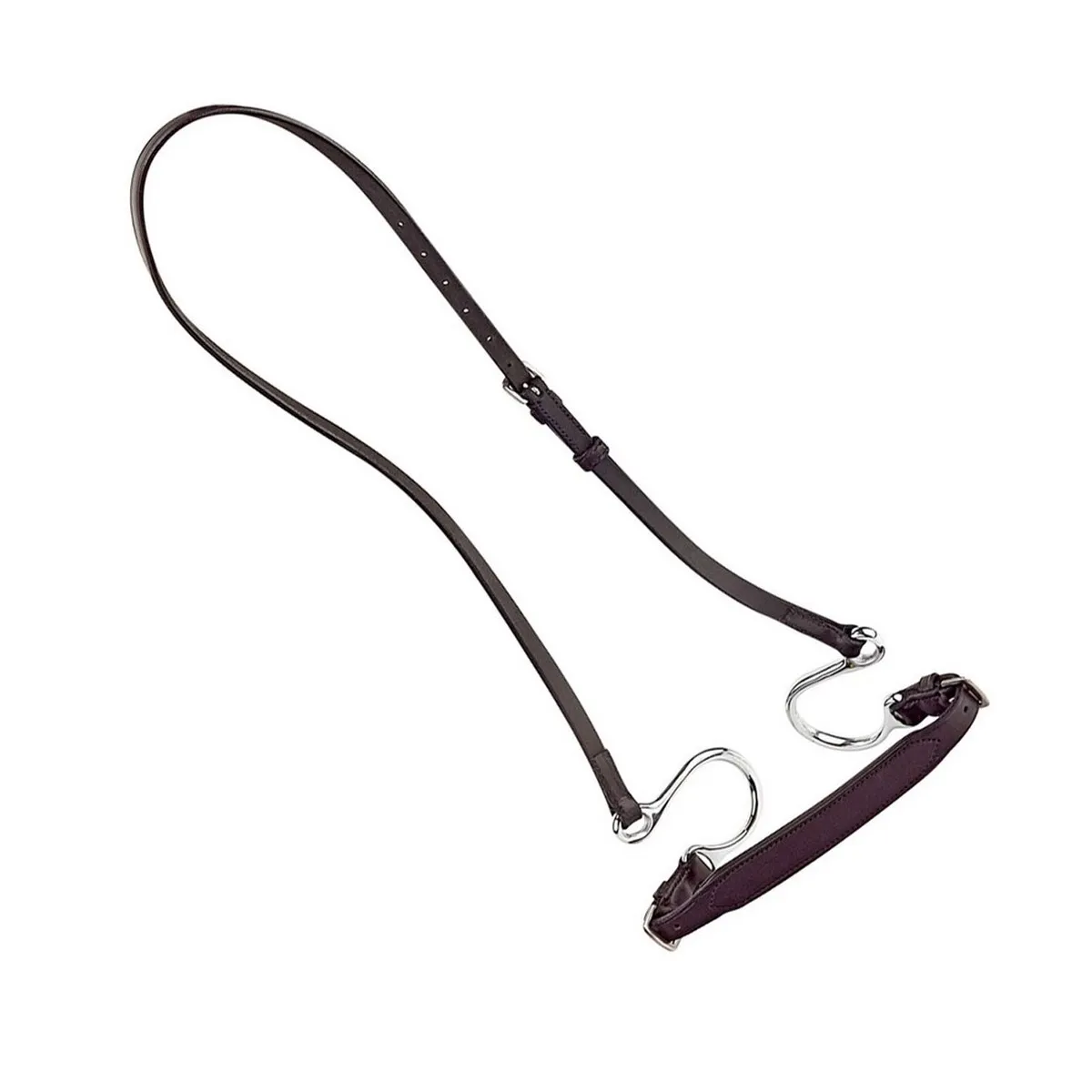 ENGLISH HALTER WITH RINGS Brown