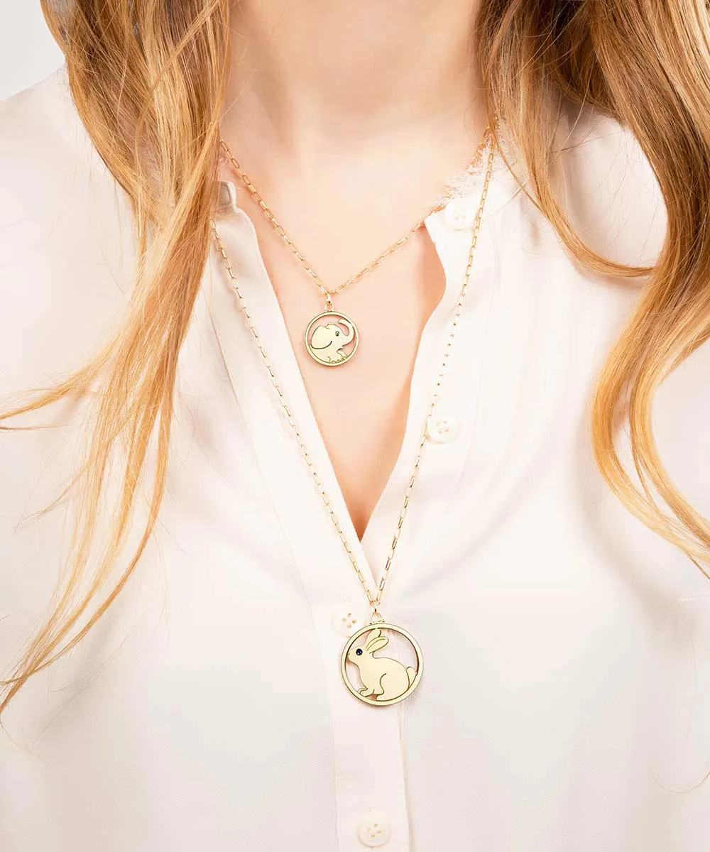 Large Bunny Pendant
