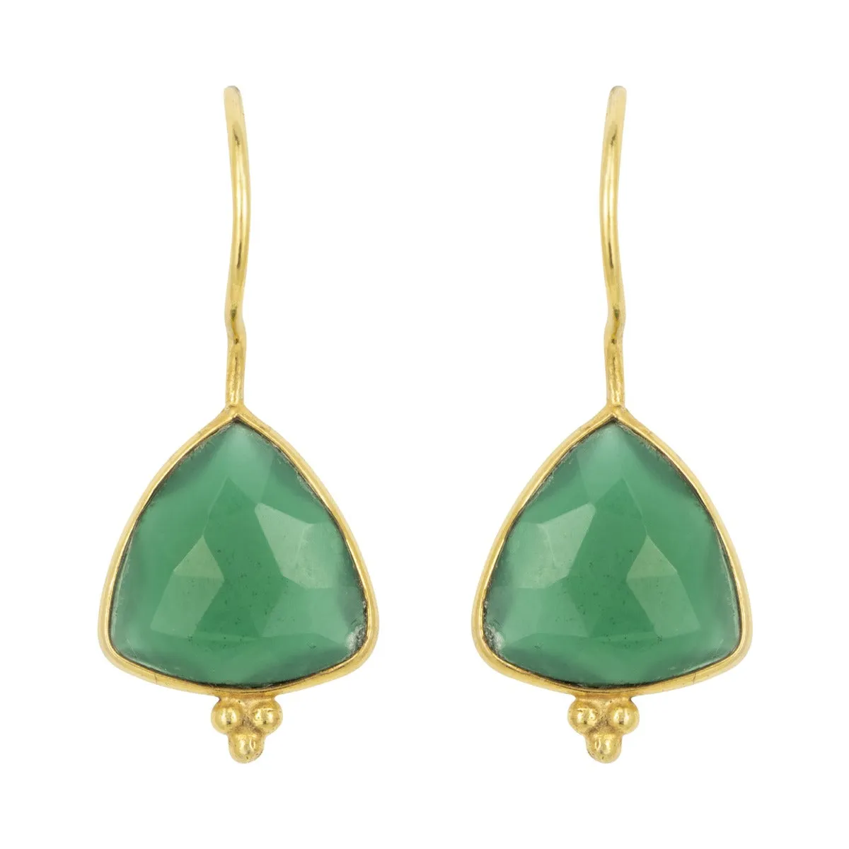 Lola Green Onyx Earrings