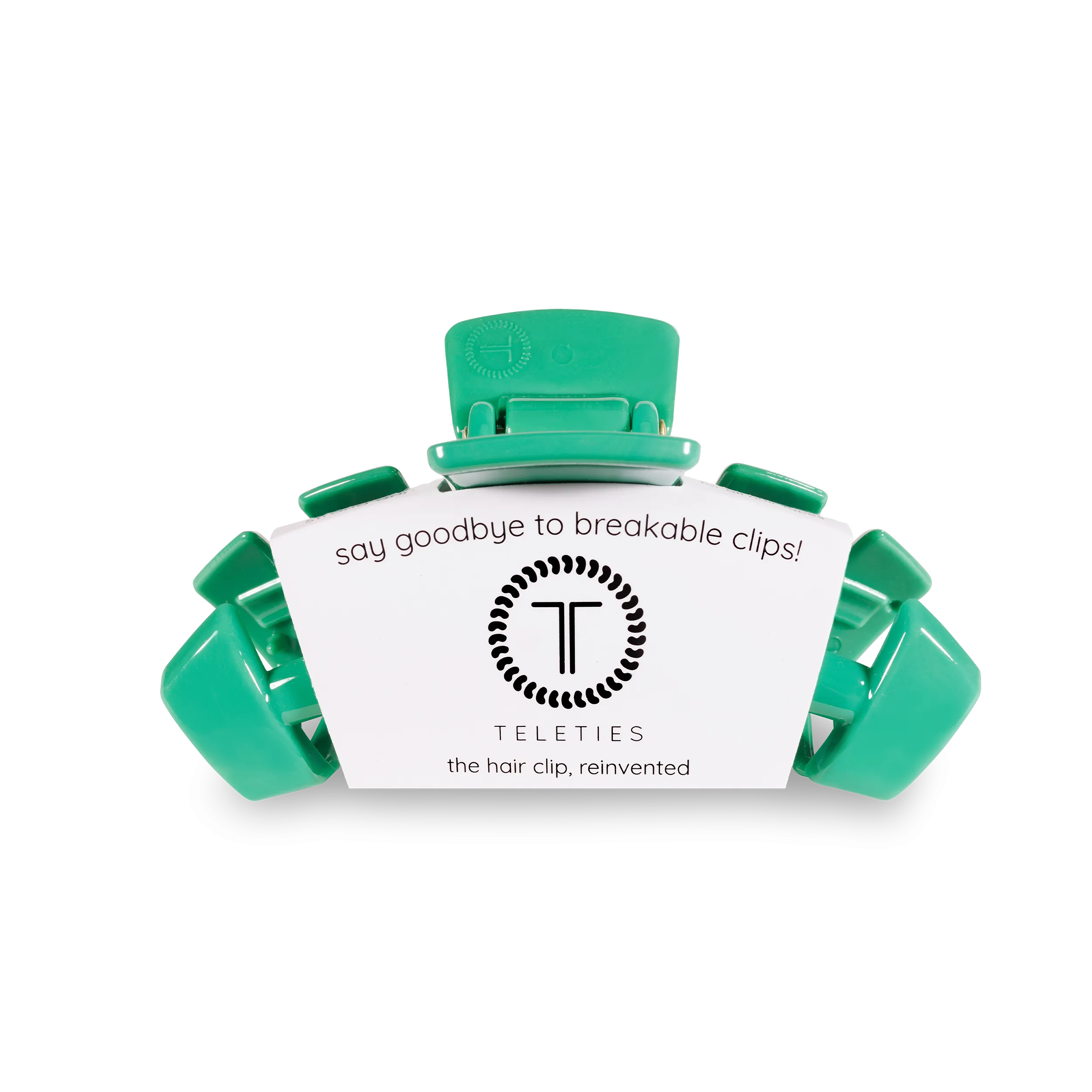 Medium Teleties Claw Clip - Green Come True