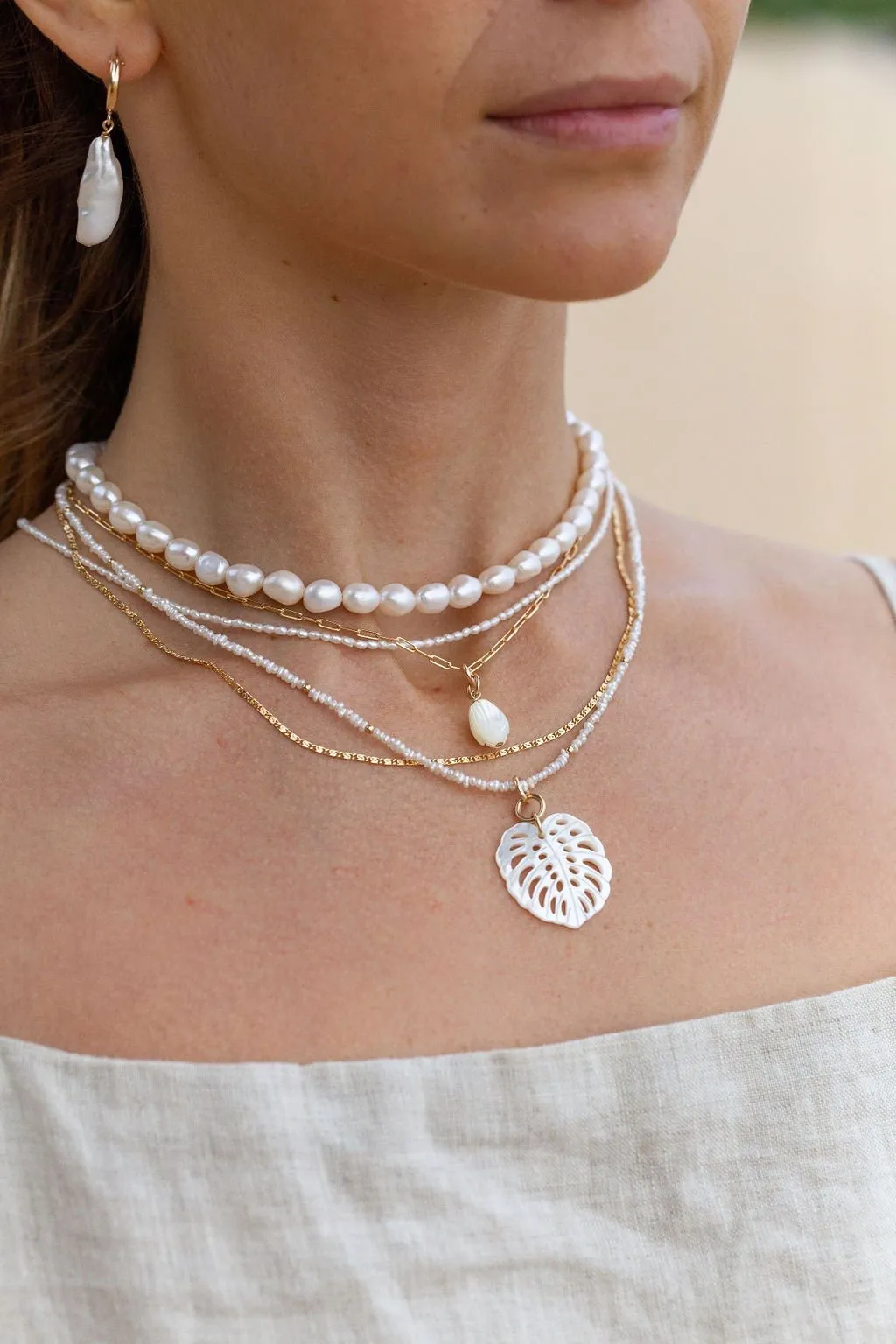 Pikake Chain Necklace - Huali