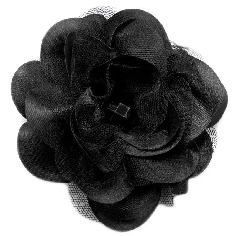 Time to Bid Adieu Black Hair Clip