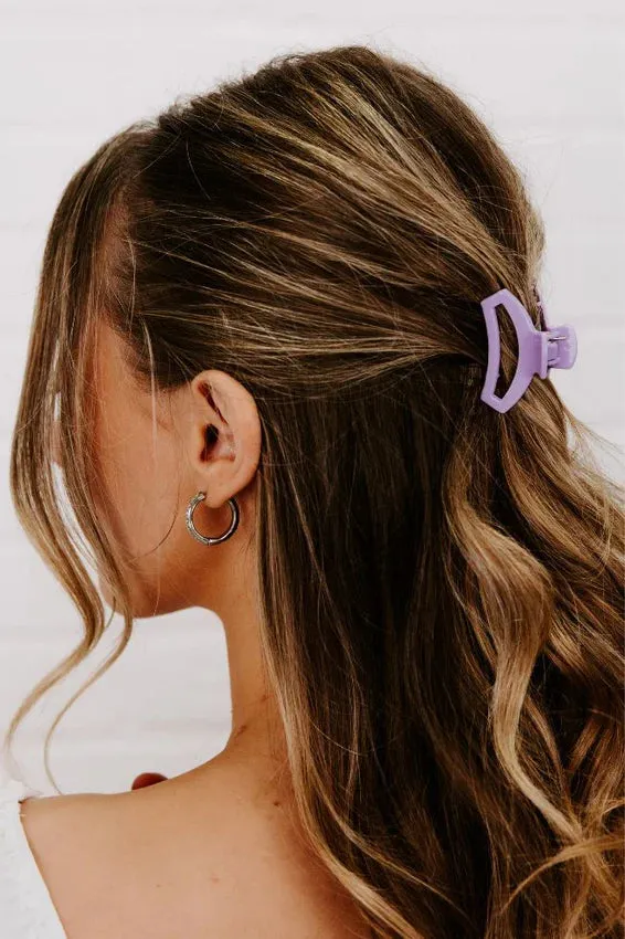 Tiny Teleties Open Claw Clip - Lilac You