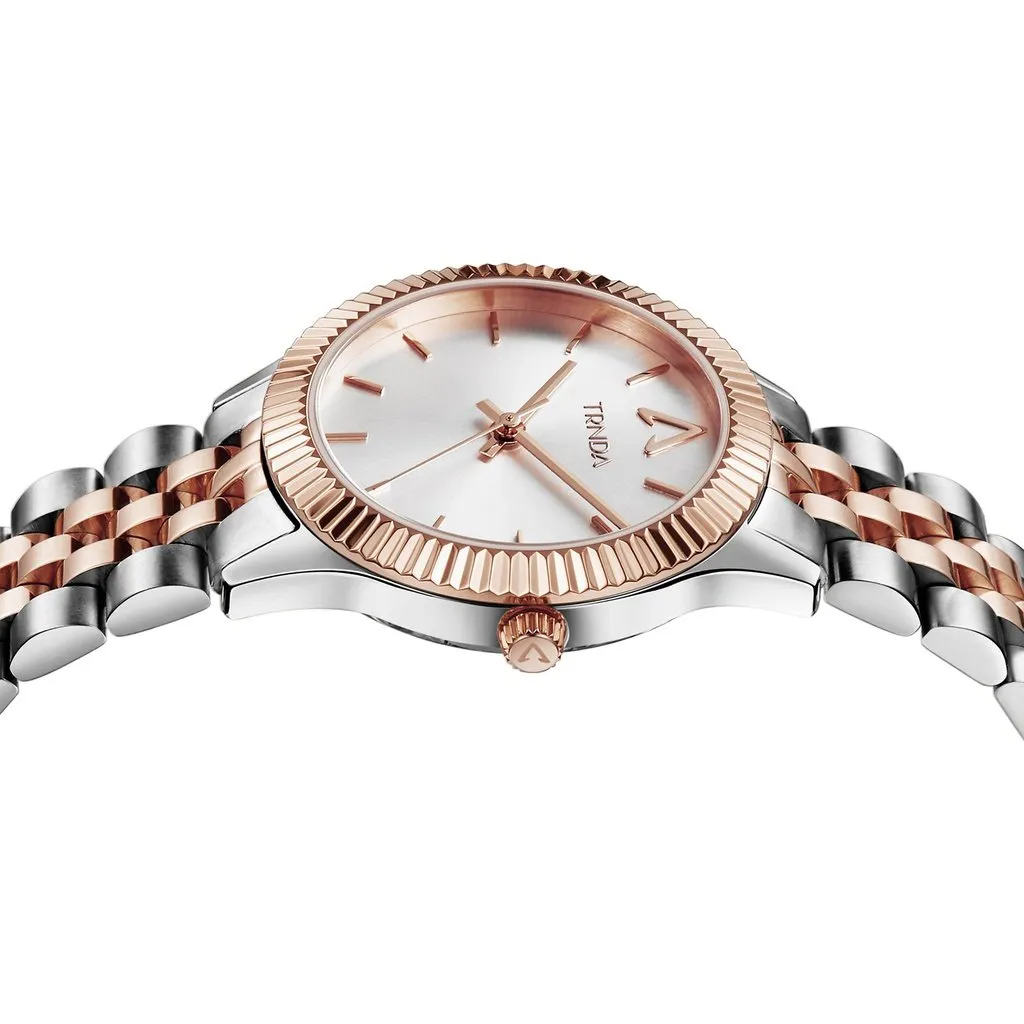 Trnda Stainless Steel Analog Women's Watch TR005L31C3-E2S7