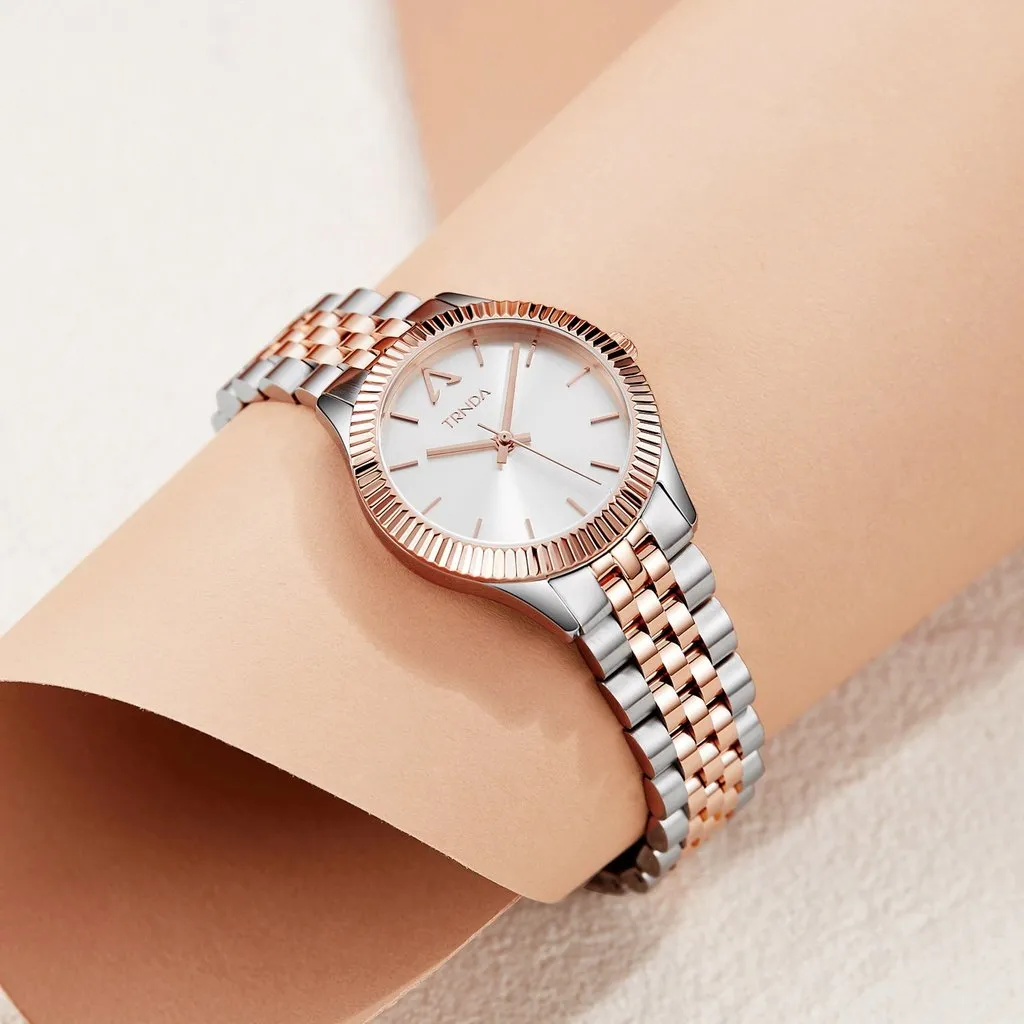 Trnda Stainless Steel Analog Women's Watch TR005L31C3-E2S7
