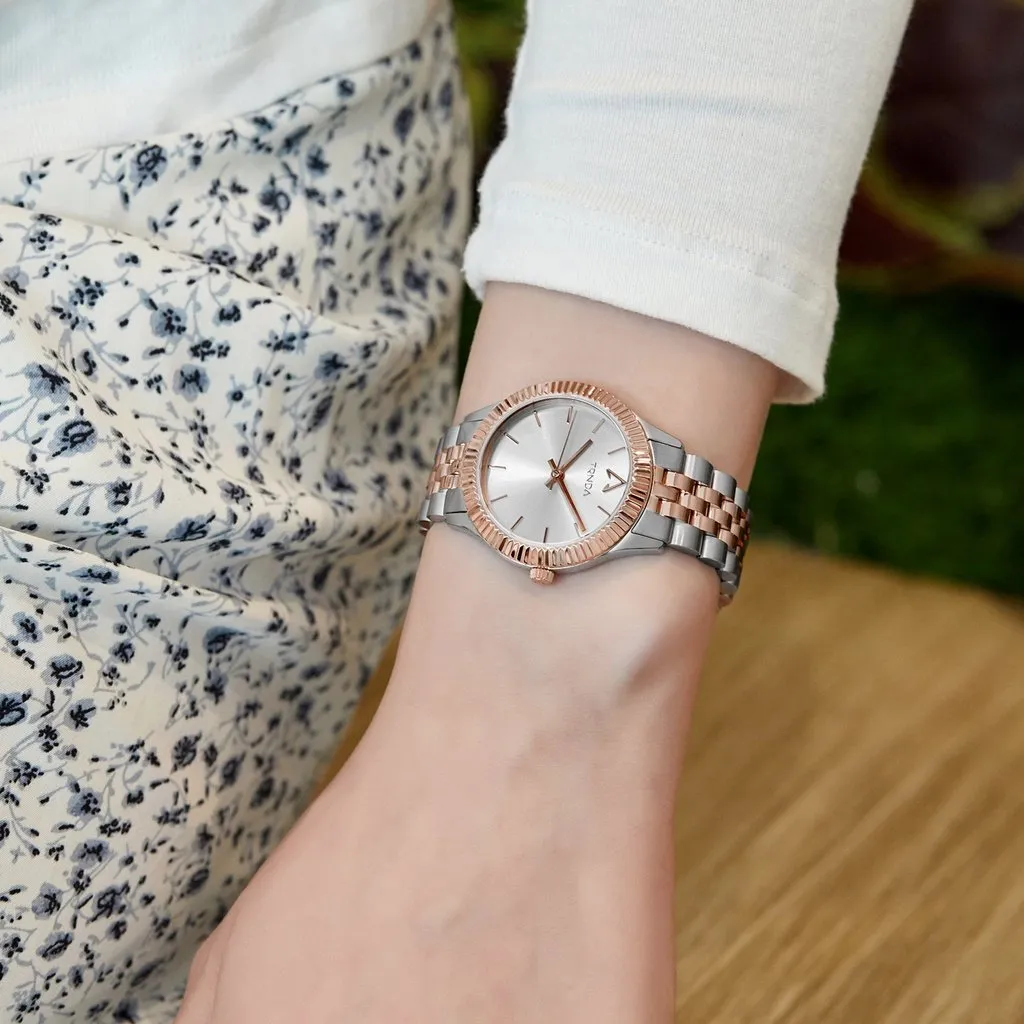 Trnda Stainless Steel Analog Women's Watch TR005L31C3-E2S7