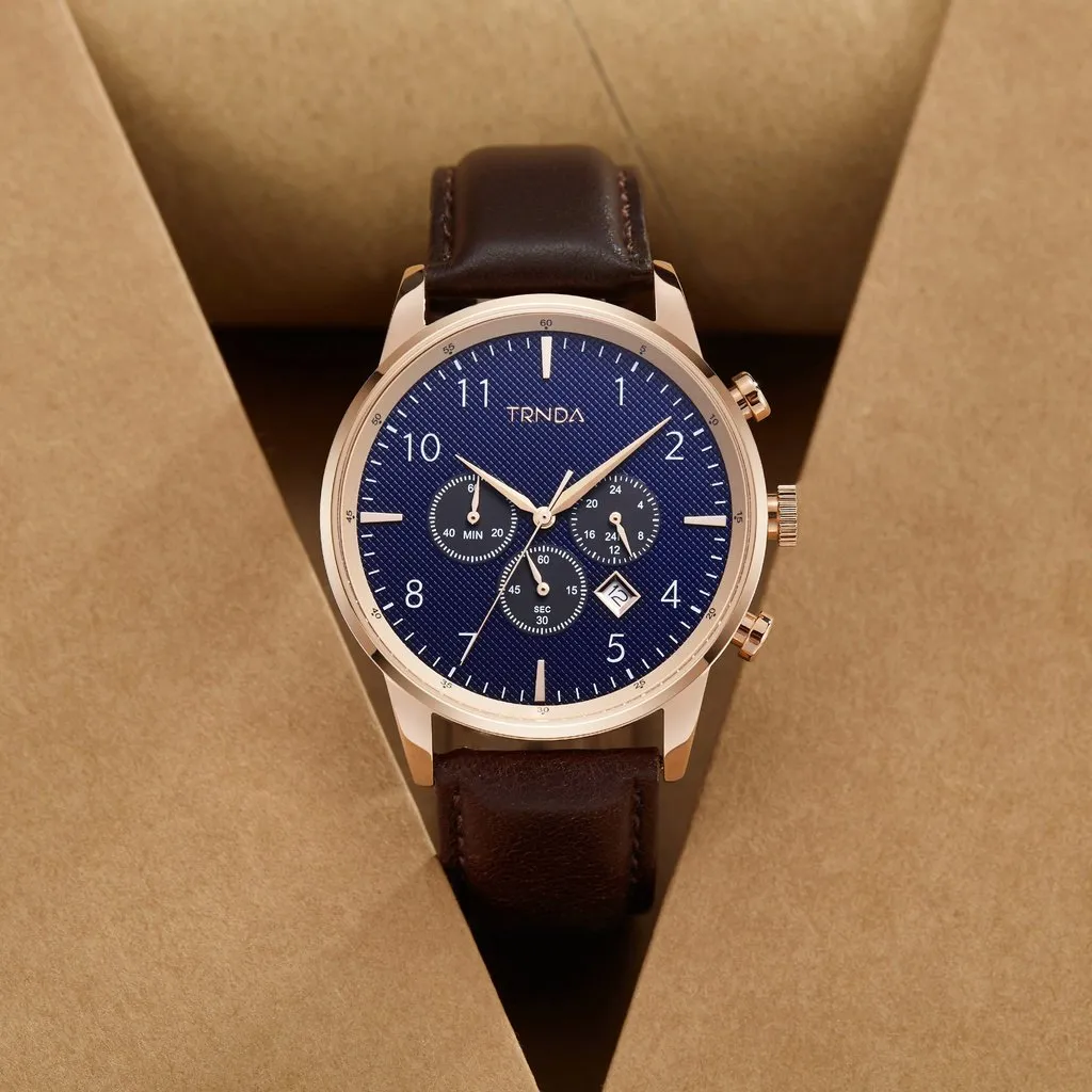 Trnda Stainless Steel Chronograph Men's Watch TR001G2L3-A14BR