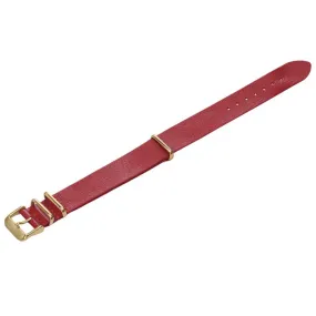 ZLB005RG Zink Women's Textured Genuine Leather Strap
